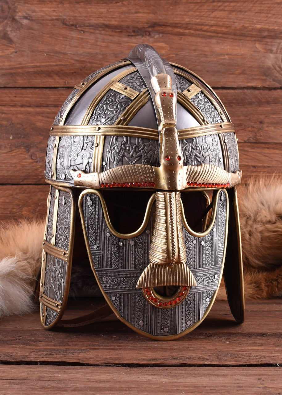 Casque anglo-saxon de Sutton Hoo en acier