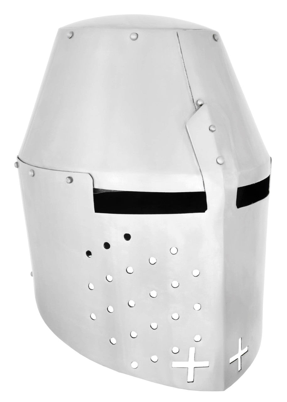 Heaume Pembridge en acier poli, vers 1370