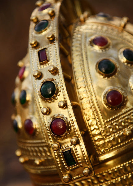 Attischer Helm aus Messing mit Haarbusch, ca. 300 v. Chr.