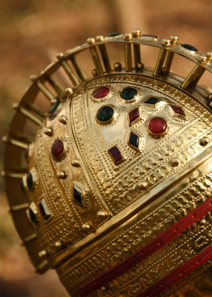 Attischer Helm aus Messing mit Haarbusch, ca. 300 v. Chr.