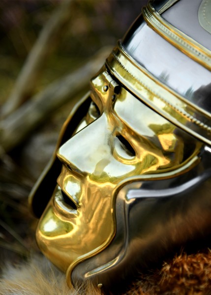 Casque facial impérial gaulois