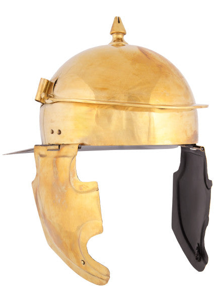 Attischer Helm aus Messing mit Haarbusch, ca. 300 v. Chr.