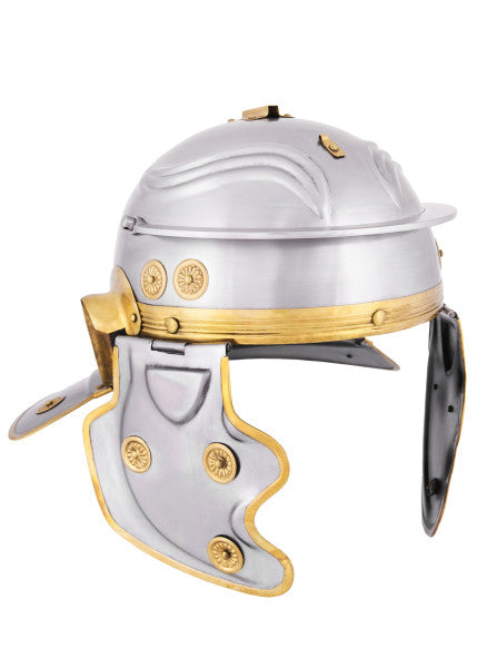 Attischer Helm aus Messing mit Haarbusch, ca. 300 v. Chr.