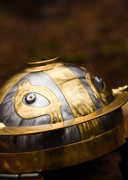 Attischer Helm aus Messing mit Haarbusch, ca. 300 v. Chr.