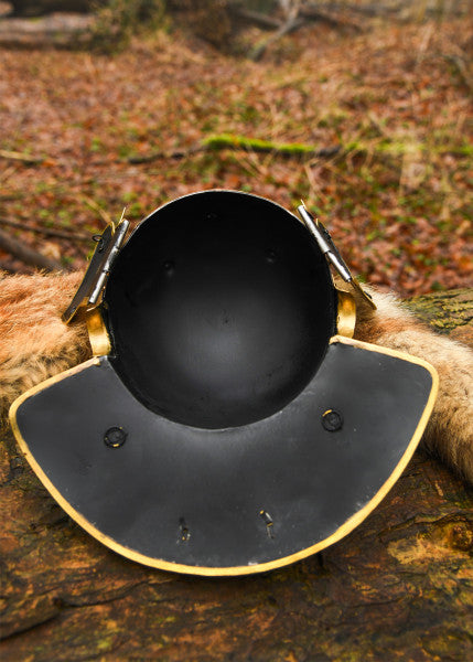 Attischer Helm aus Messing mit Haarbusch, ca. 300 v. Chr.