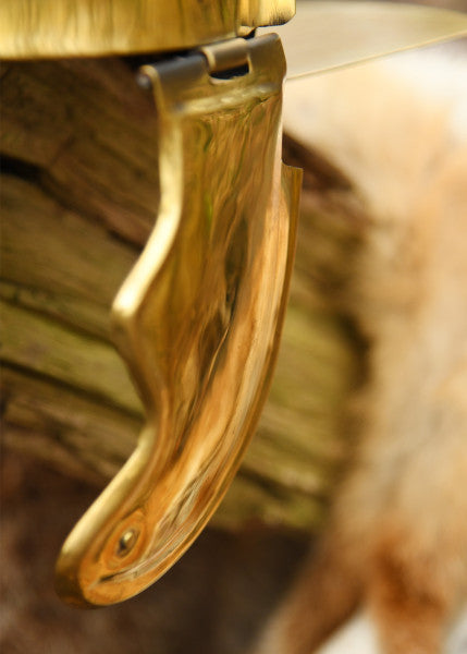 Attischer Helm aus Messing mit Haarbusch, ca. 300 v. Chr.