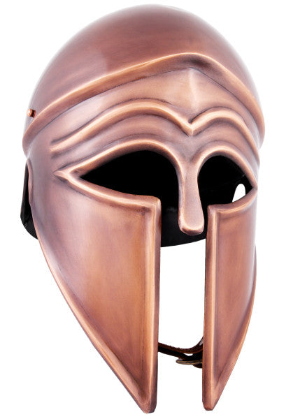 Italisch-korinthischer Helm, Stahl mit antiker Finitur