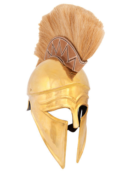 Italienisch-Korinthischer Helm mit Helmbusch, Messing 1,3 mm