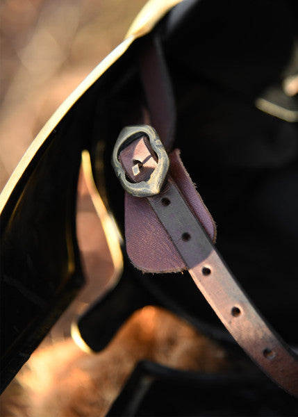 Italienisch-Korinthischer Helm mit Helmbusch, Messing 1,3 mm