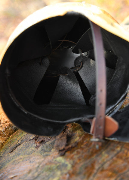 Italienisch-Korinthischer Helm mit Helmbusch, Messing 1,3 mm