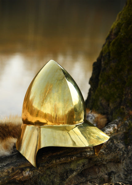 Böotischer Helm aus Messing – Griechischer Helm des 4. Jahrhunderts v. Chr.