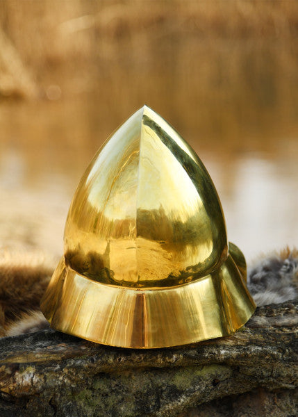 Böotischer Helm aus Messing – Griechischer Helm des 4. Jahrhunderts v. Chr.