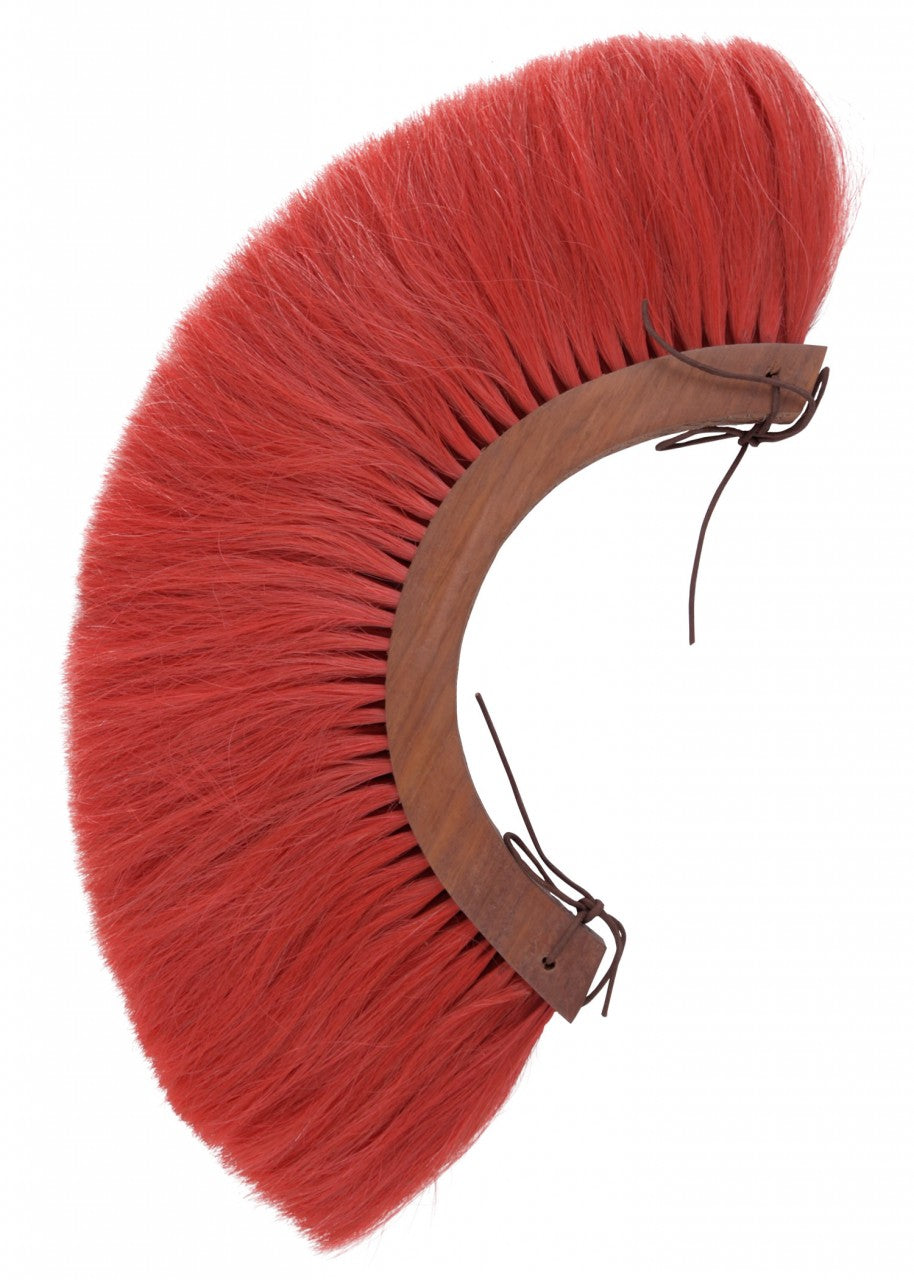 Crista rouge en crin pour casque romain