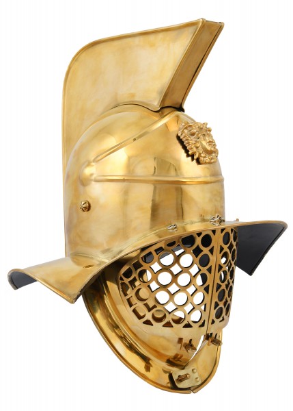 Attischer Helm aus Messing mit Haarbusch, ca. 300 v. Chr.