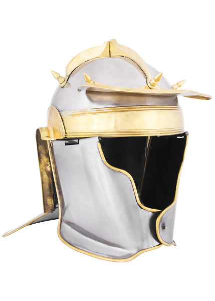 Attischer Helm aus Messing mit Haarbusch, ca. 300 v. Chr.
