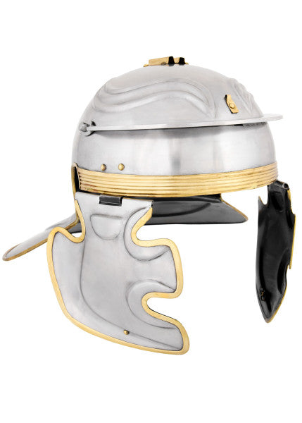 Attischer Helm aus Messing mit Haarbusch, ca. 300 v. Chr.