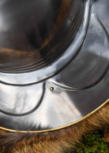 Attischer Helm aus Messing mit Haarbusch, ca. 300 v. Chr.