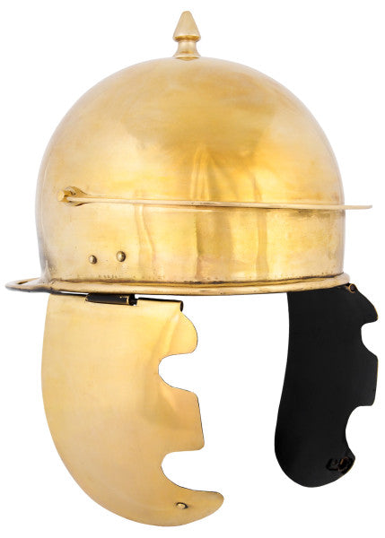 Casque romain Coolus -D- supports, laiton