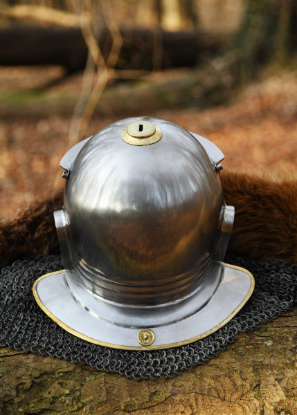 Elmo Attico in Ottone con Cimiero Crinito, circa 300 a.C.