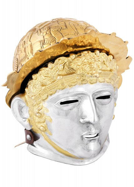 Attischer Helm aus Messing mit Haarbusch, ca. 300 v. Chr.