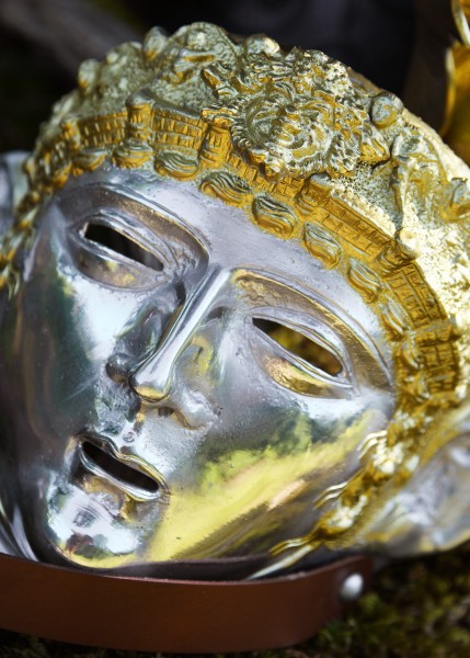 Ribchester casque de cavalerie, laiton et acier