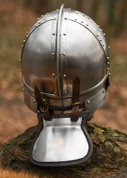 Casque à pinces d'infanterie romaine tardive -Burgh Castle-