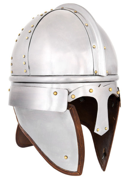 Casque de cavalerie romain tardif (Burgh Castle), acier