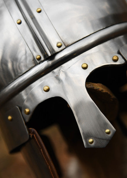 Attischer Helm aus Messing mit Haarbusch, ca. 300 v. Chr.