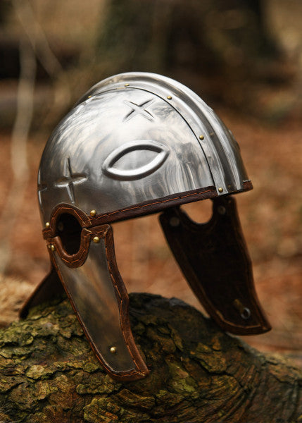 Attischer Helm aus Messing mit Haarbusch, ca. 300 v. Chr.