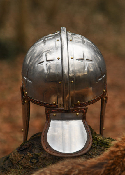 Attischer Helm aus Messing mit Haarbusch, ca. 300 v. Chr.