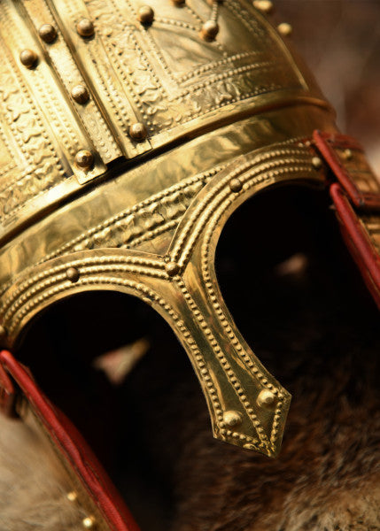 Attischer Helm aus Messing mit Haarbusch, ca. 300 v. Chr.