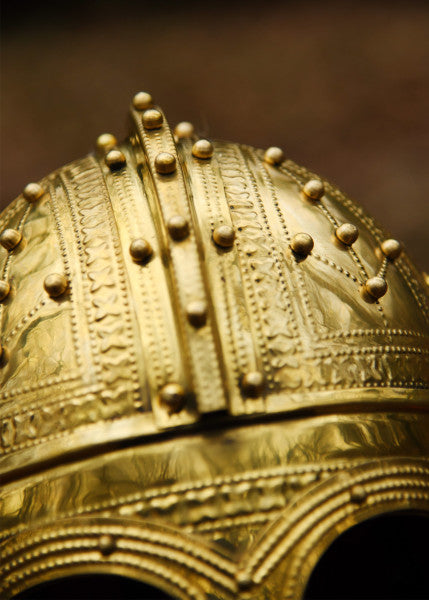 Attischer Helm aus Messing mit Haarbusch, ca. 300 v. Chr.