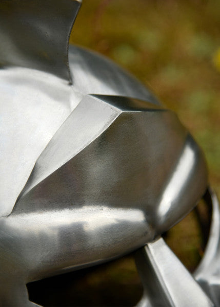 Casque de gladiateur Maximus en acier, sans épines