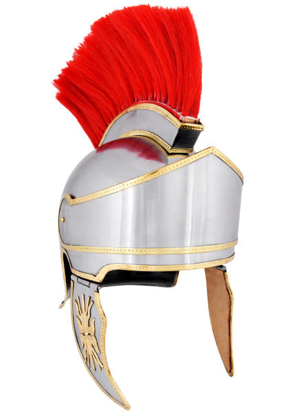 Attischer Helm mit Haarbusch, Stahl 1,6 mm
