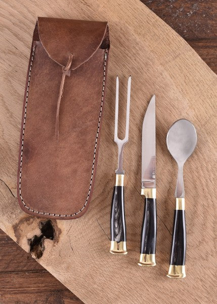 Kleines Wikinger-Messer, Kohlenstoffstahl, Gewändenadel-Messer