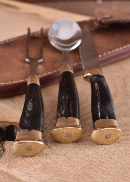 Kleines Wikinger-Messer, Kohlenstoffstahl, Gewändenadel-Messer