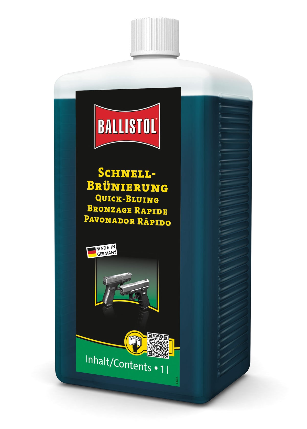 Brunissage rapide Ballistol en flacon de 1000 ml