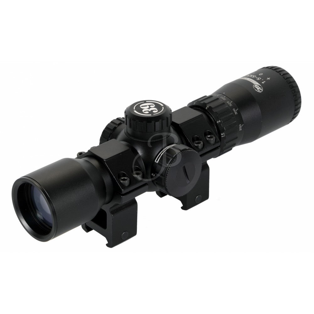 Lunette arbalète 39Optics 1.5-5x32 IR vue 2