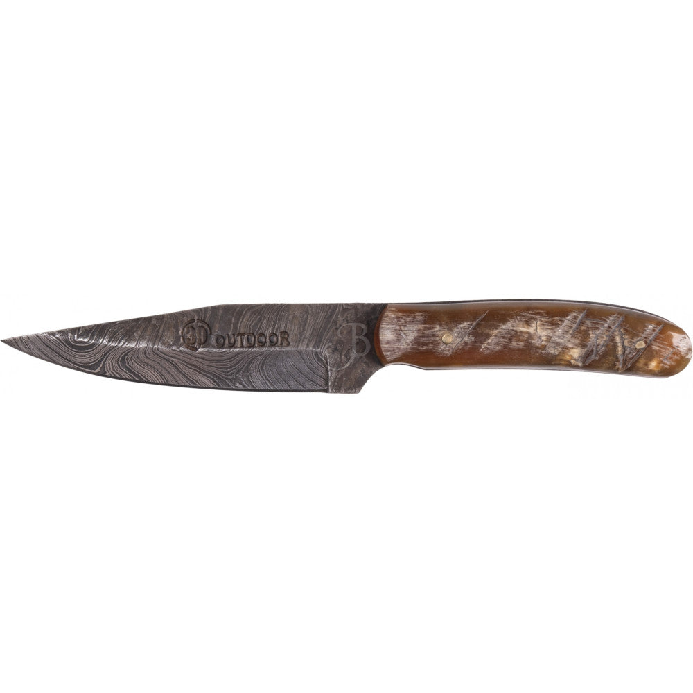 Couteau 39Outdoor SM Horn Nicker Damast - Archery Connect
