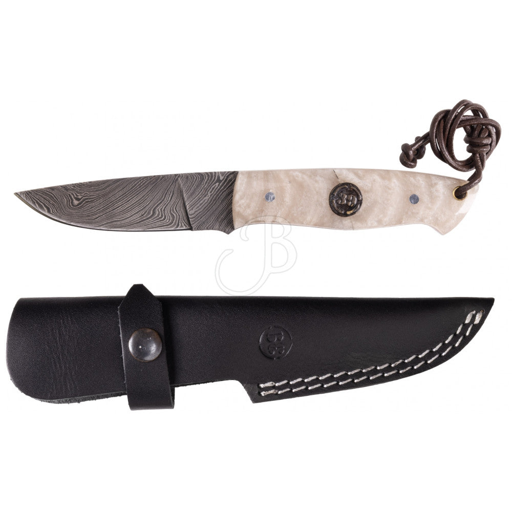 Couteau 39Outdoor Damascus 21cm - Vue 2 - Archery Connect
