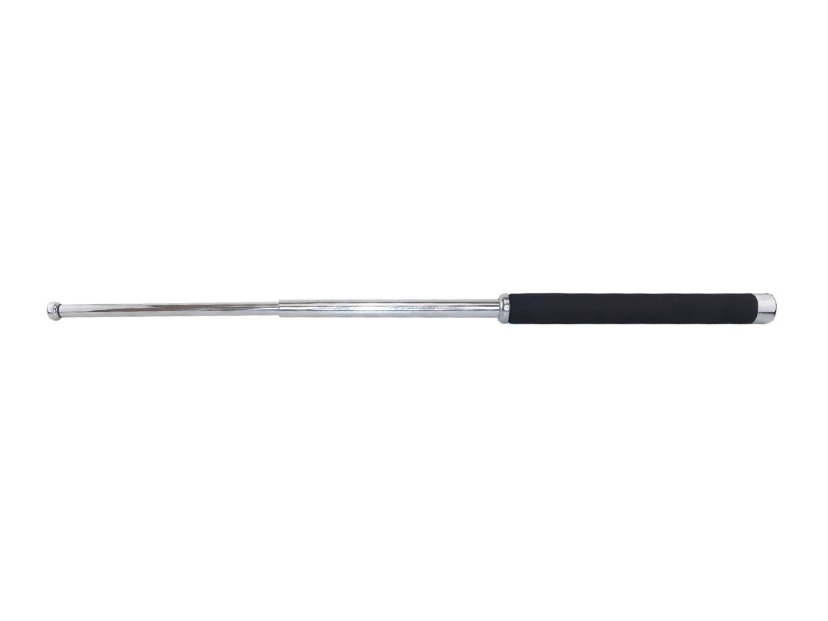 Matraque Téléscopique Acier Grip Mousse 21 pouces Chrome