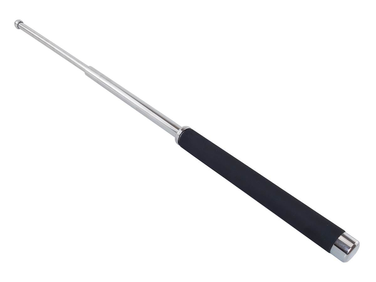 Matraque Téléscopique Acier Grip Mousse 21 pouces Chrome