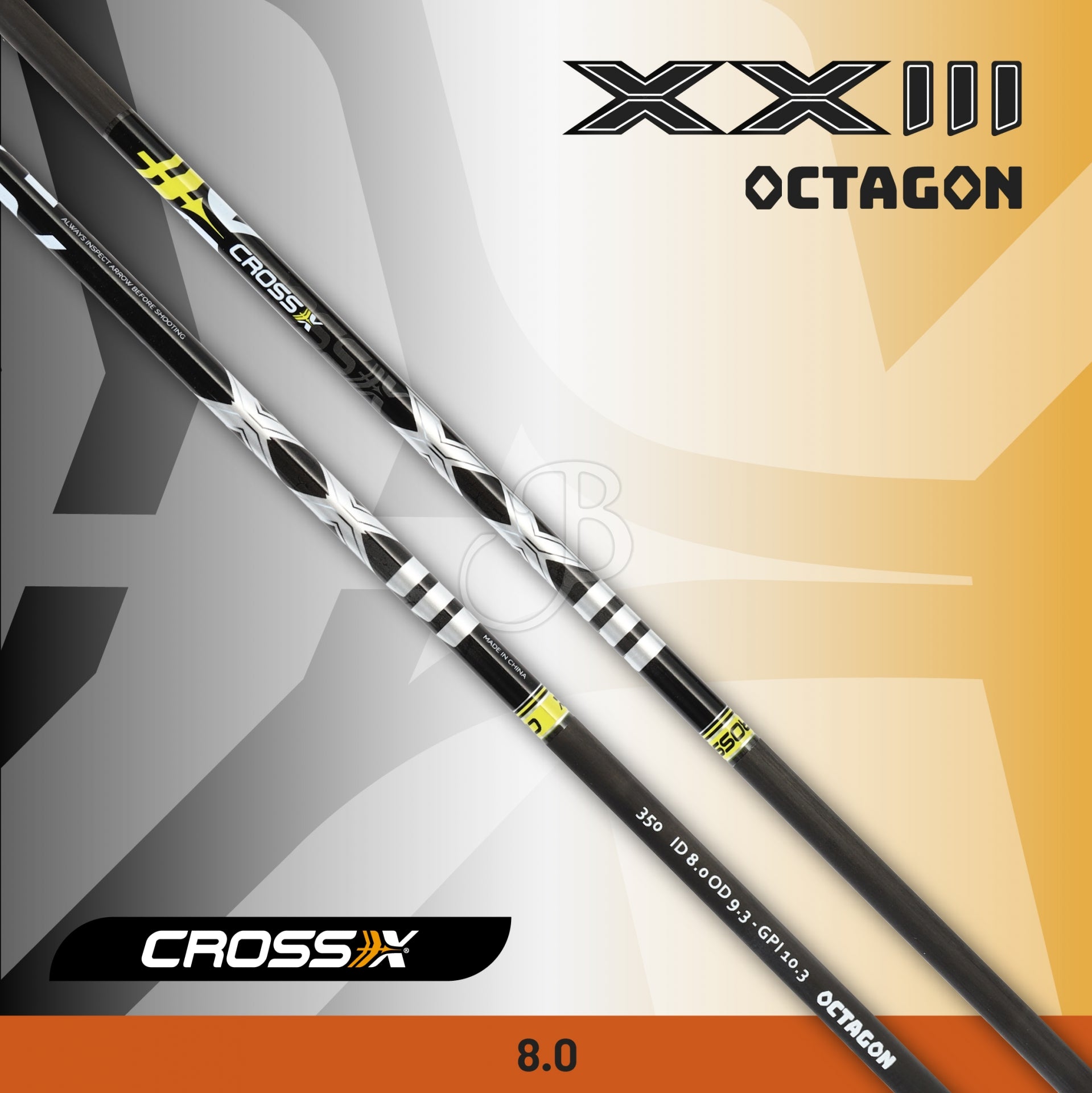 Tubes CROSS-X TUBE XXIII OCTAGON 350
