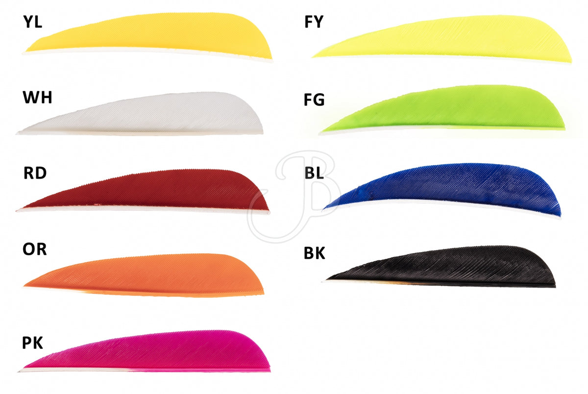 Plumes CROSS-X PLUMES NAT. 3" PARA