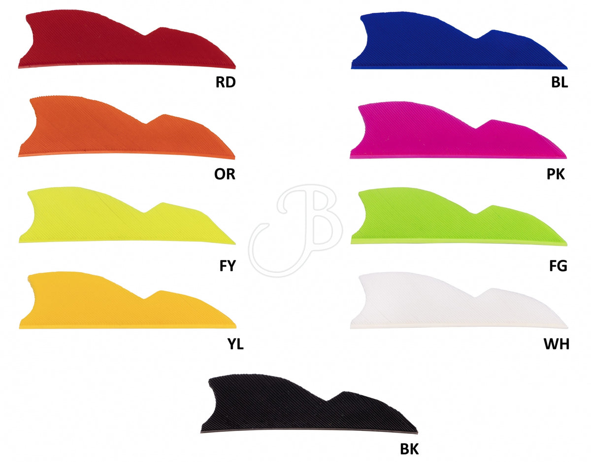 Plumes CROSS-X PLUMES NAT. 2" BATWING