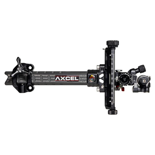 Viseur Arc à Poulies Axcel Sight Achieve XP Pro UHM Diamond Weave Carbon Bar Compound 6"