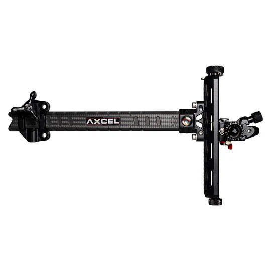Viseur Arc classique Axcel Sight Achieve XP Pro UHM Diamond Weave Carbon Bar