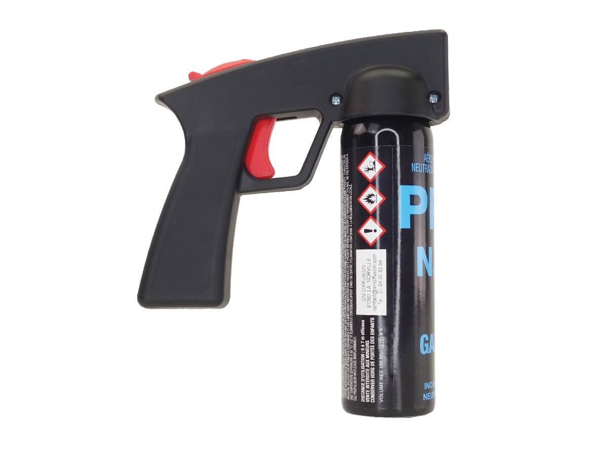 Aérosol de Défense Gaz 100ML CS Poignée NG - Vue 2 - Archery Connect