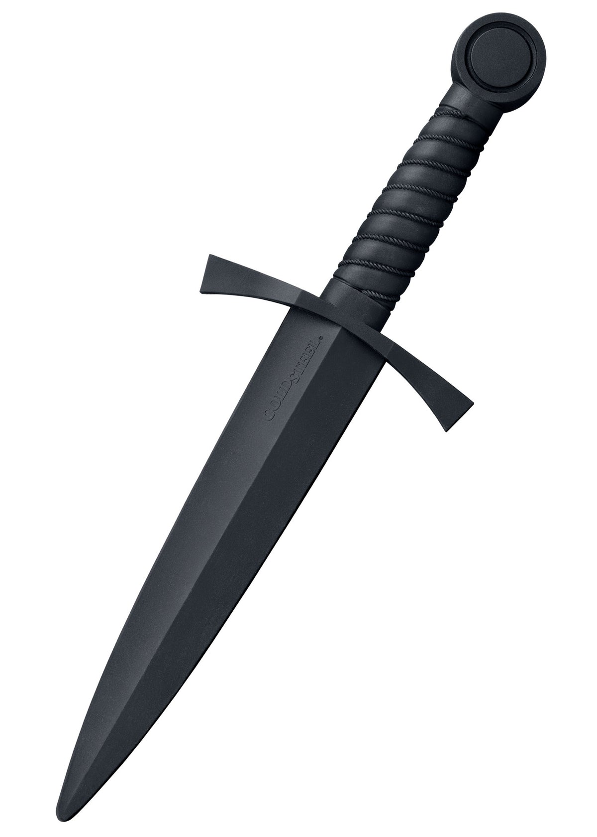 Dague médiévale d'entraînement Cold Steel en caoutchouc noir