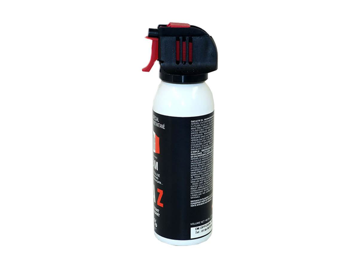 Aérosol de Défense Gaz 100ML CS Accusol - Vue 2 - Archery Connect